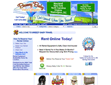Tablet Screenshot of breezybaby.com